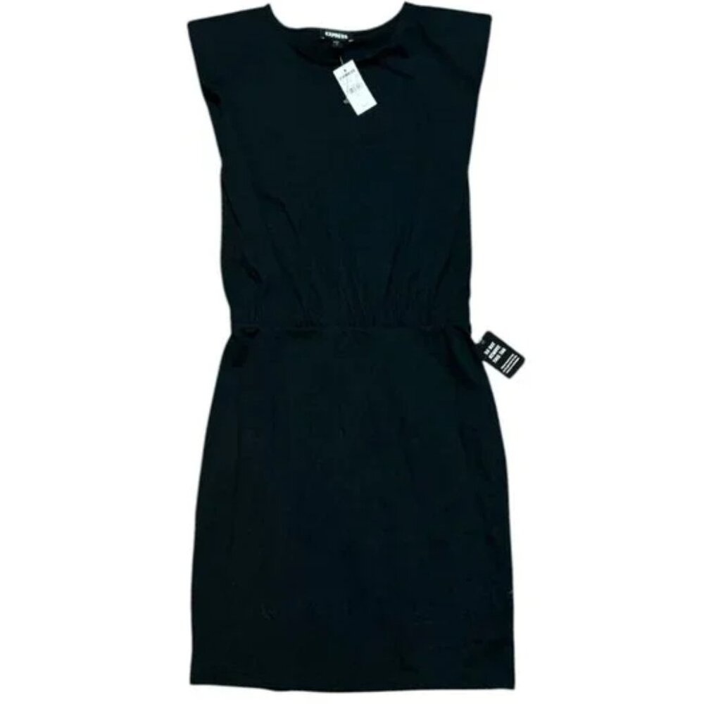 Express Elegant Black Sleeveless Dress